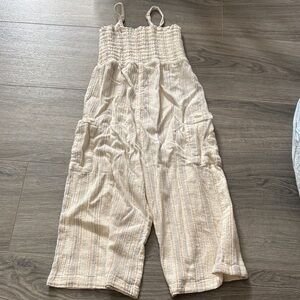 Charming Kids Beige Striped Set